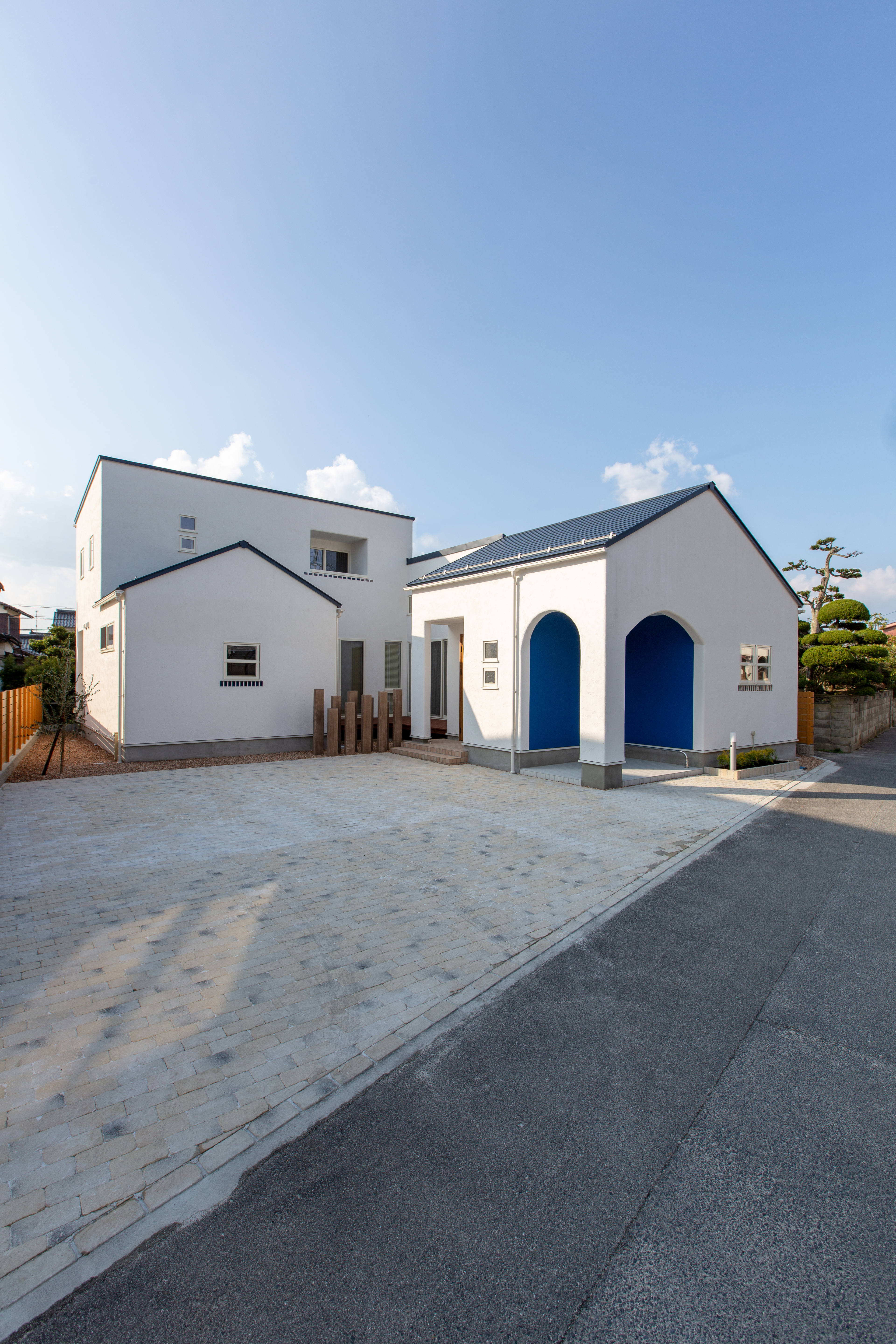 地中海の風を感じる家 施工例 米子の注文住宅 新築 戸建て 木の家工務店 先本組